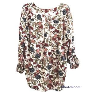 Floral Tunic Blouse